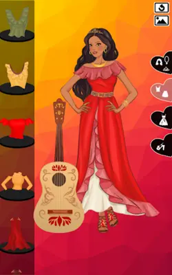 Latin Princess royal dress up android App screenshot 0