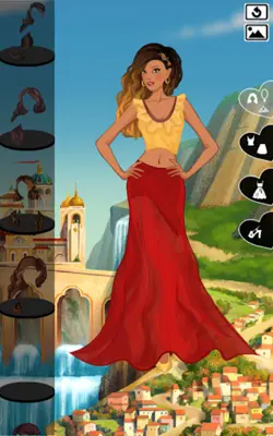 Latin Princess royal dress up android App screenshot 1